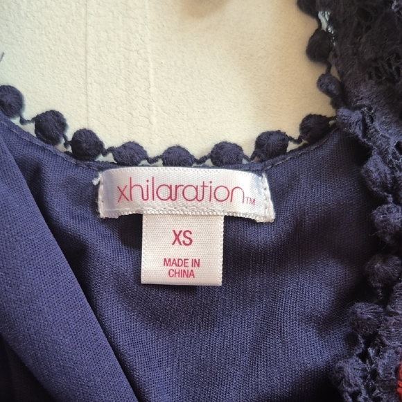 Xhilaration Whimsy Goth Embroidered One Piece - Picture 2 of 5